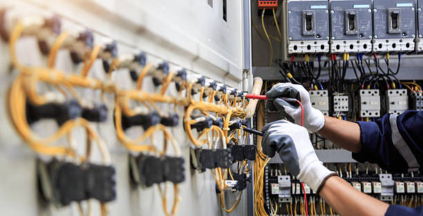 Professional Electrician technician working in Medford, OR